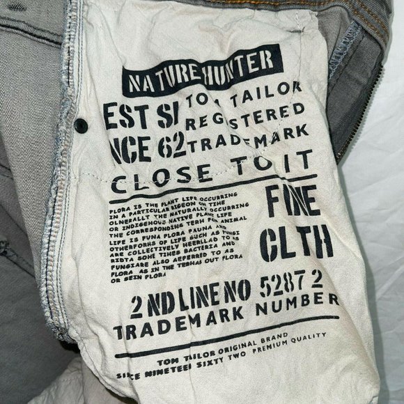 Tom Tailor Men's Grey Denim Shorts PN: 1018917 - Picture 8 of 8